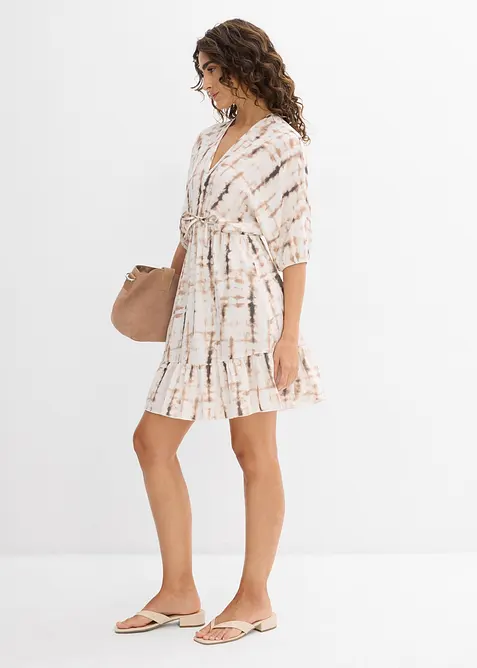 Miniklänning i följsam viskos, bonprix