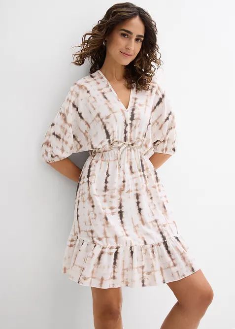 Miniklänning i följsam viskos, bonprix