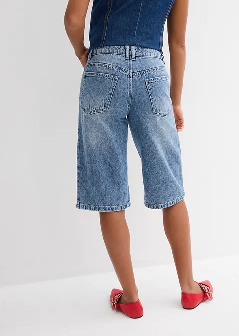 Jeansshorts Mid Waist, Low Stretch, bonprix