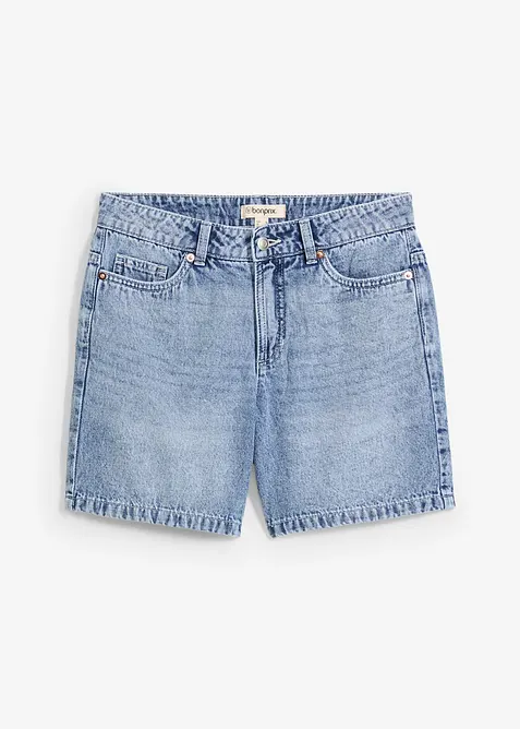 Jeansshorts Mid Waist, Low Stretch, bonprix