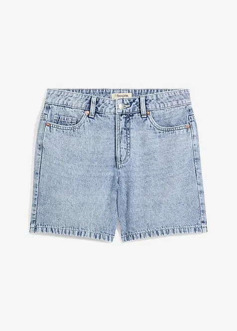 Jeansshorts Mid Waist, Low Stretch, bonprix