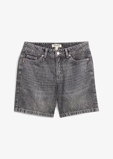 Jeansshorts Mid Waist, Low Stretch, bonprix