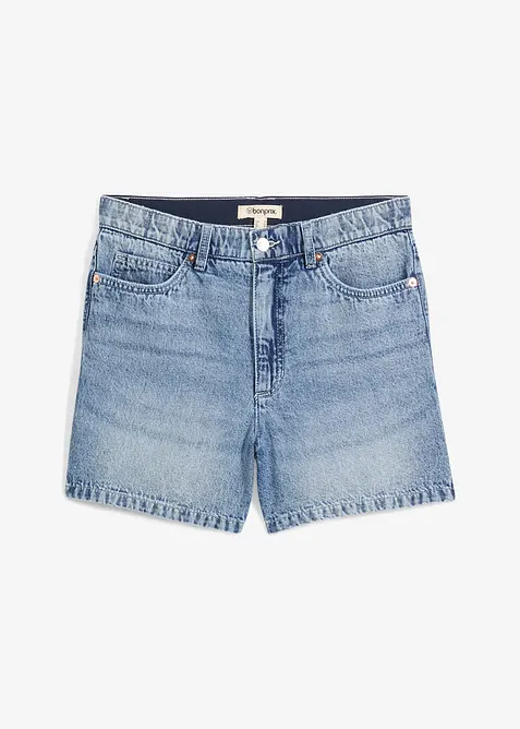 Jeansshorts High Waist, Low Stretch, bonprix