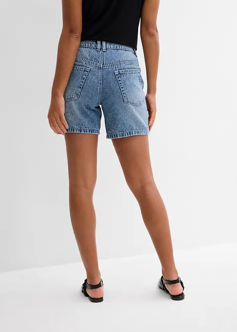 Jeansshorts Mid Waist, Low Stretch, bonprix