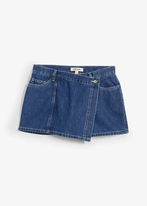 Byxkjol i jeanstyg, Mid Waist, bonprix