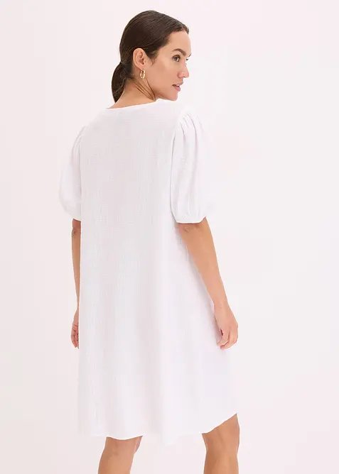 Kort muslinklänning, bonprix