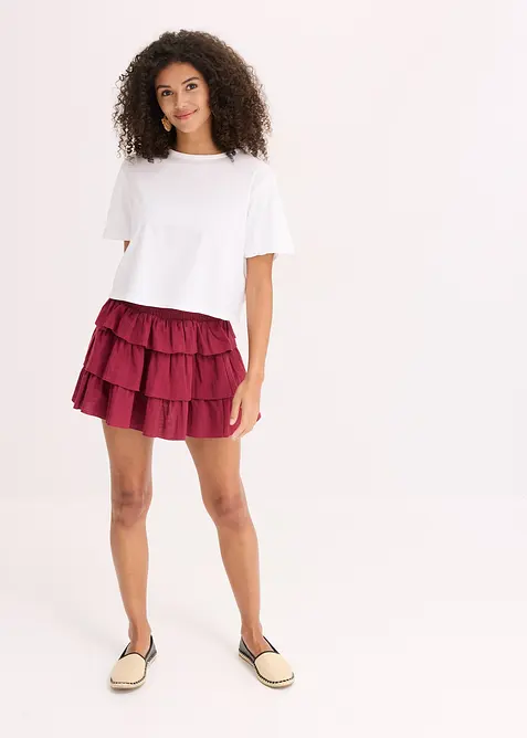 Oversizetopp i ren ekologisk bomull, bonprix