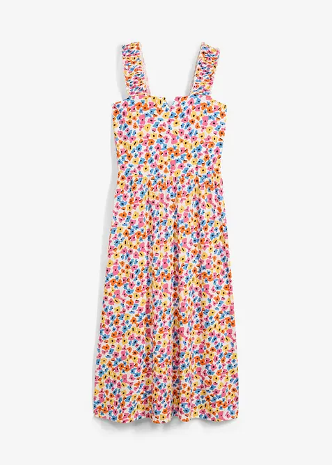 Jerseyklänning i bomull och viskos, bonprix