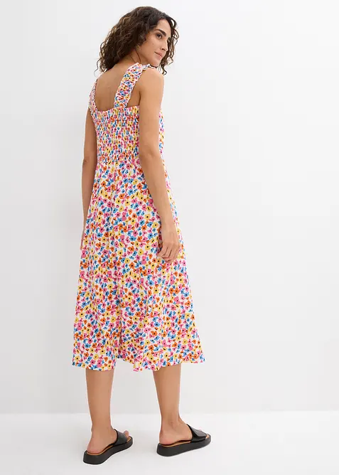 Jerseyklänning i bomull och viskos, bonprix