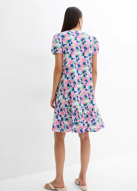 Klänning av mjuk muslin, bonprix