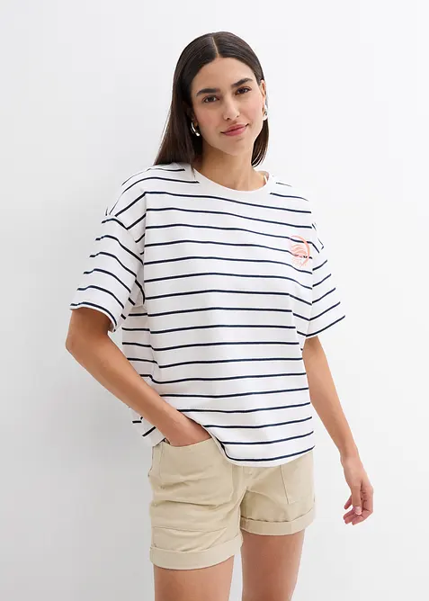 Sweatshirt i mjuk bomullsmix, bonprix