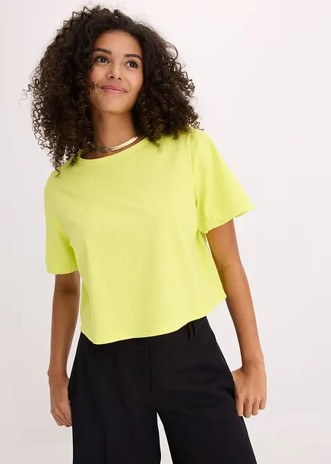 Oversizetopp i ren ekologisk bomull, bonprix