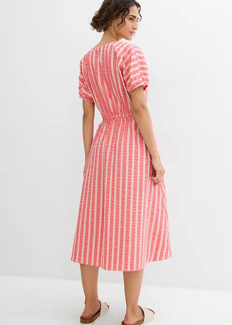 Klänning i ren bomull, bonprix