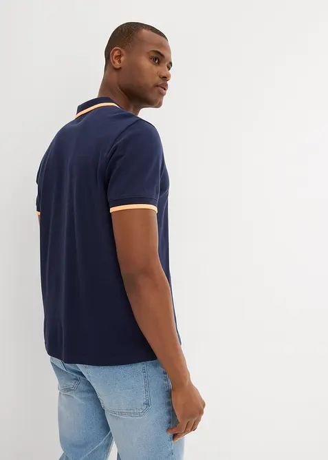 Pikétröja i ren ekologisk bomull (2-pack), bonprix