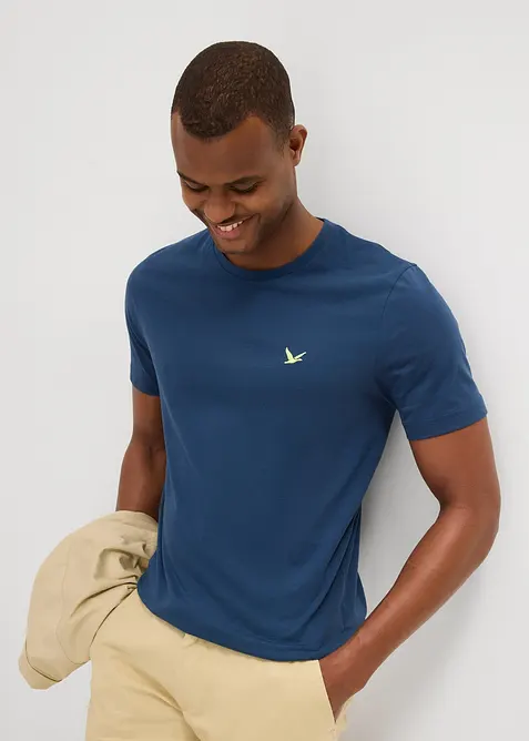 T-shirt i ekologisk bomull (2-pack), bonprix