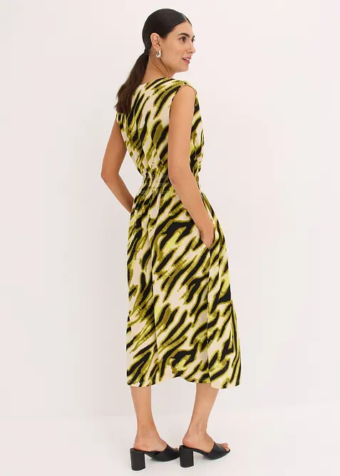 Jerseykl&auml;nning med smock, bonprix