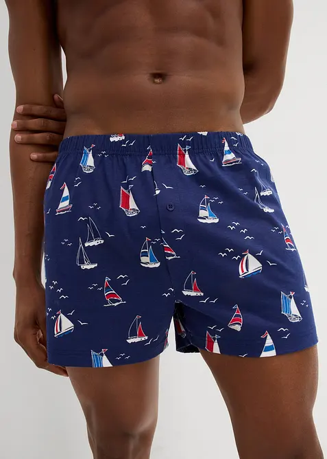 Boxershorts i jersey (3-pack), bonprix