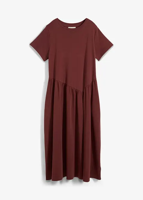 Jerseyklänning av ekologisk bomull, bonprix