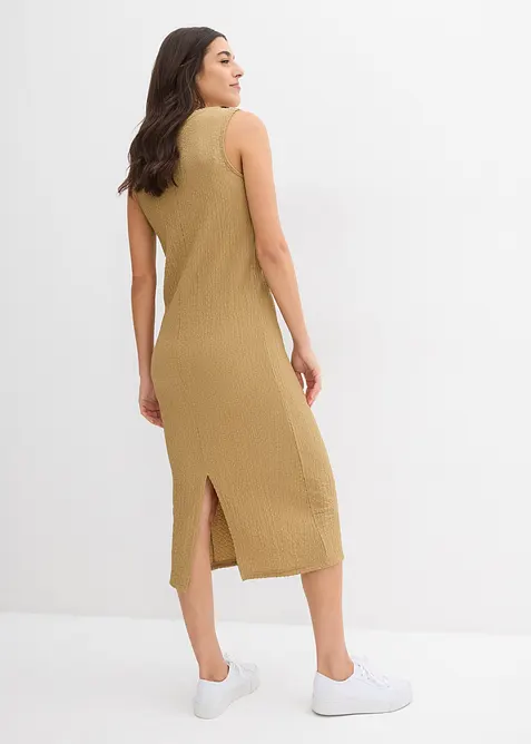 Jerseyklänning av kraftig kräpp, bonprix