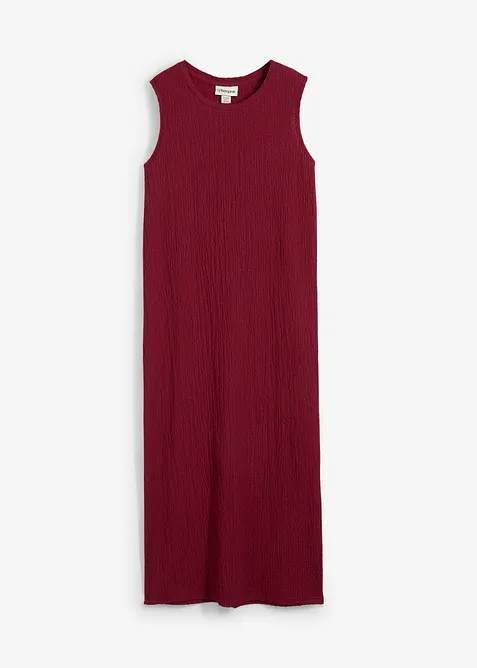 Jerseykl&auml;nning av kraftig kr&auml;pp, bonprix