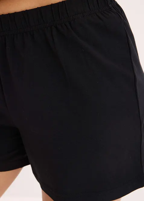 Pyjamas med shorts och spets i ryggen, bonprix