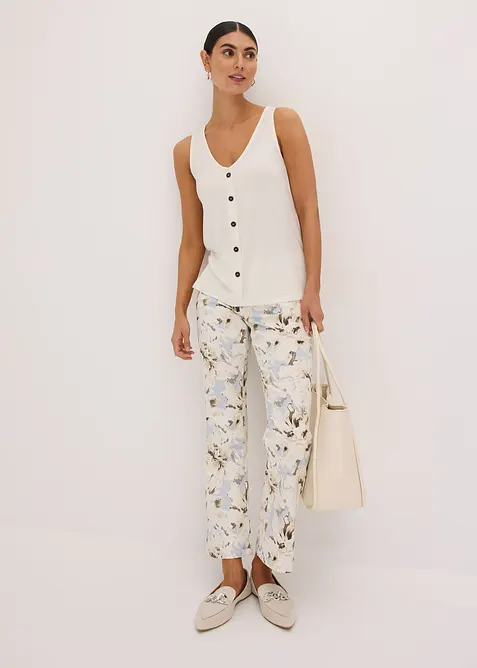 Linne med knappslå, bonprix