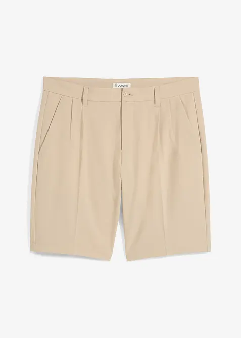 Chinosshorts med pressveck, Regular Fit, bonprix