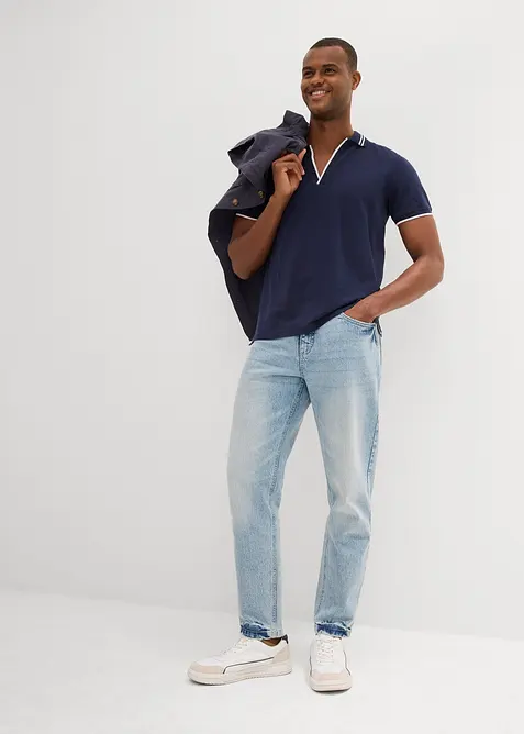 Pik&eacute;tr&ouml;ja med V-ringning, bonprix