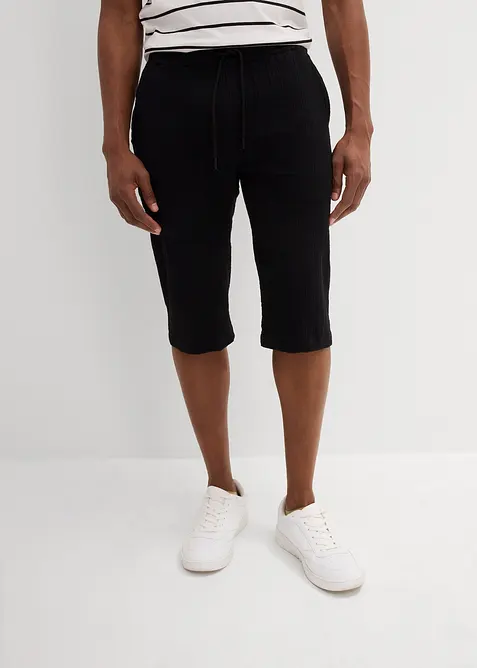 Långa shorts i Loose Fit av luftig muslin, bonprix