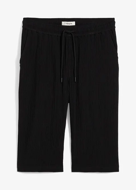 Långa shorts i Loose Fit av luftig muslin, bonprix