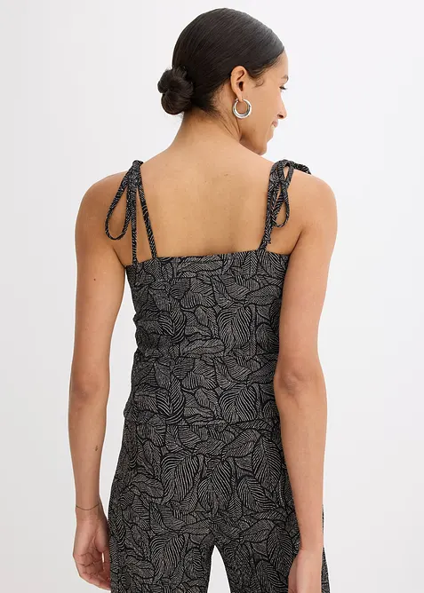 Kräppat jerseylinne, bonprix