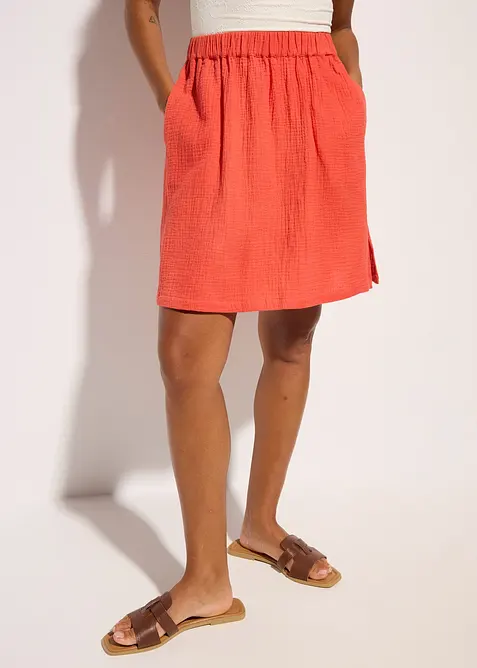 Strandkjol av muslin, bonprix