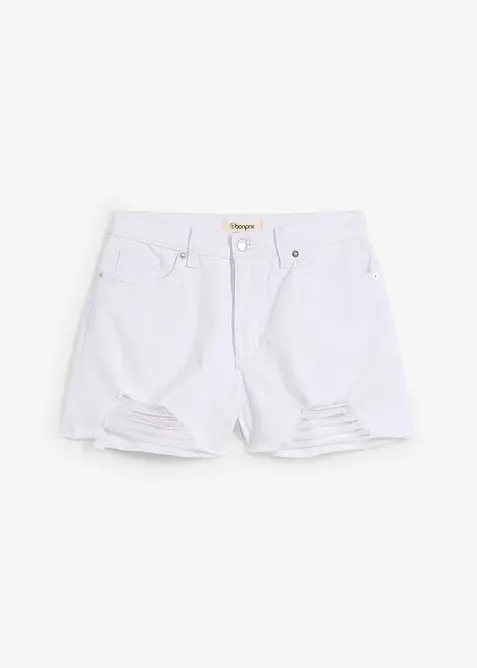 Twillshorts med hög midja, bonprix