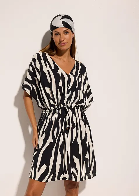 Strandklänning av viskos, bonprix