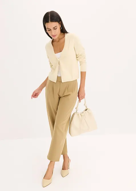 Kort cardigan med bomull, bonprix