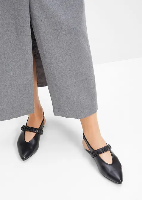 Ballerinaskor med slingback, bonprix