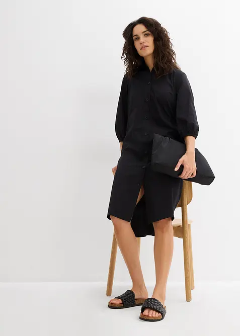 Blusklänning av luftig bomull, bonprix