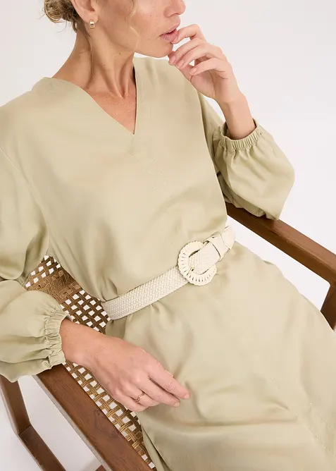 Stretchskärp med flätad look, bonprix