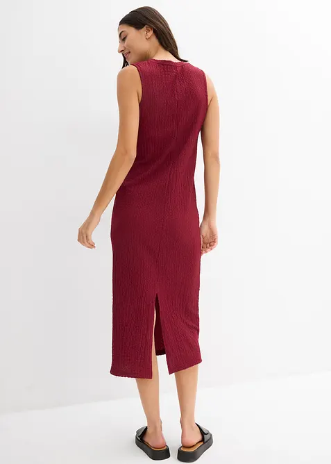 Jerseykl&auml;nning av kraftig kr&auml;pp, bonprix