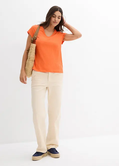 T-shirt i ren ekologisk bomull (2-pack), bonprix