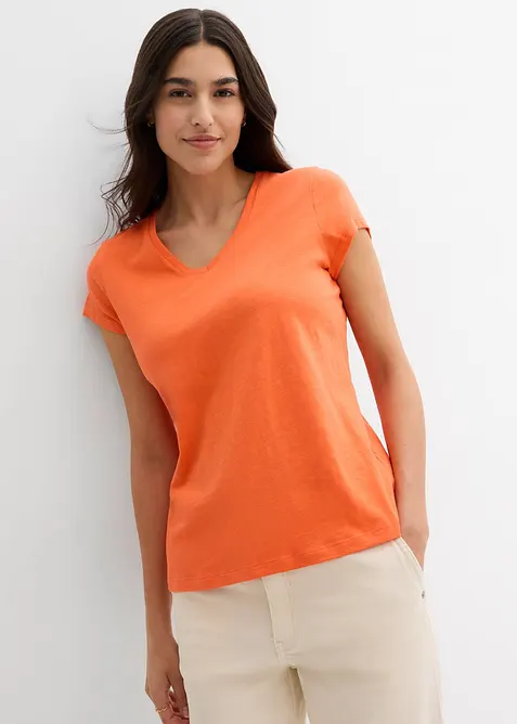 T-shirt i ren ekologisk bomull (2-pack), bonprix