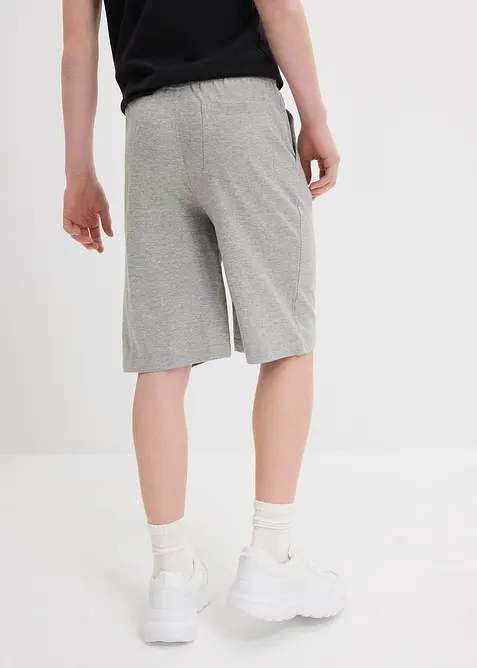 Trikåbermudas för pojkar (2-pack), bonprix