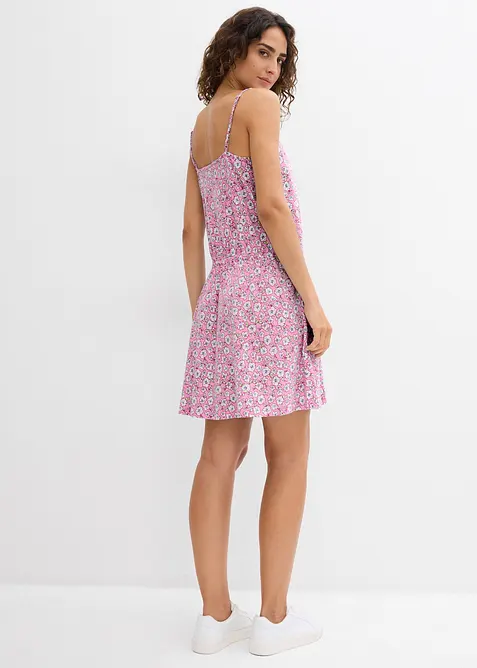 Jerseyklänning av ren bomull, bonprix