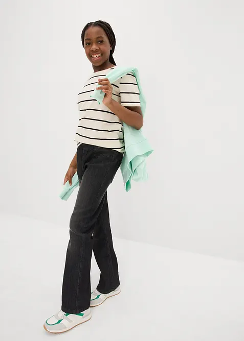 T-shirt i ren ekologisk bomull för barn (2-pack), bonprix