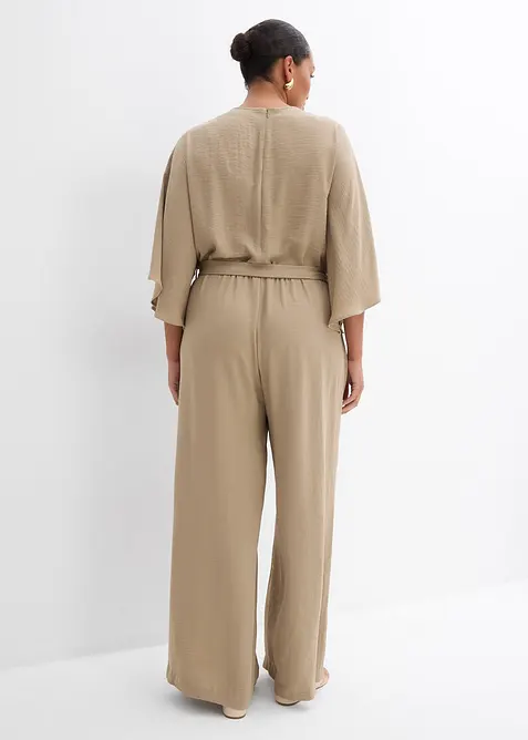 Jumpsuit med knytband, bonprix