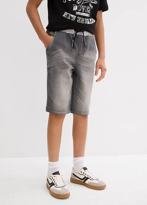 Mjuka jeansbermudas, Regular Fit, bonprix