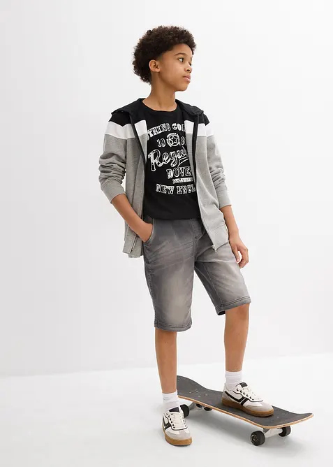 Mjuka jeansbermudas, Regular Fit, bonprix