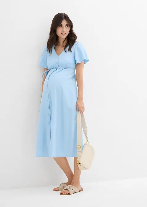 Mamma-/amningsklänning med knappslå, bonprix