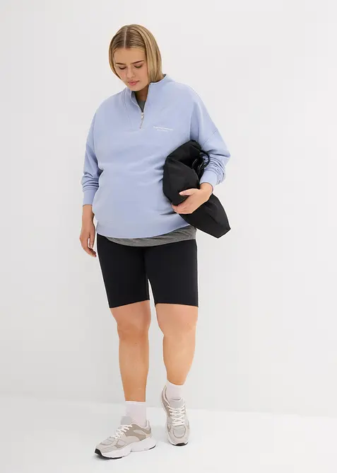 Mammacykelbyxa med ekologisk bomull (2-pack), bonprix