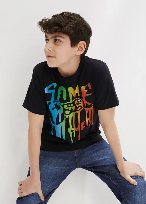 T-shirt i ekologisk bomull, bonprix